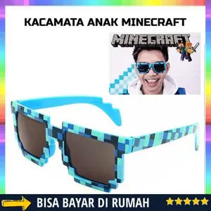 MAINAN ANAK KACAMATA ANAK MINECRAFT WARNA BIRU