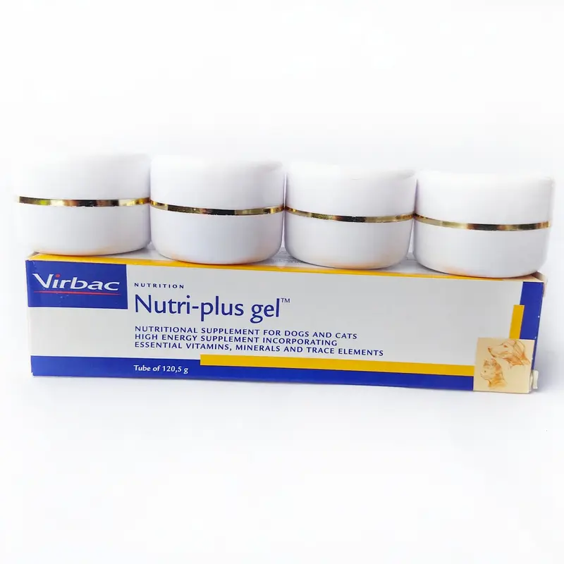 Nutriplus gel vitamin Anjing Kucing repack 12 gram Suplemen hewan 4
