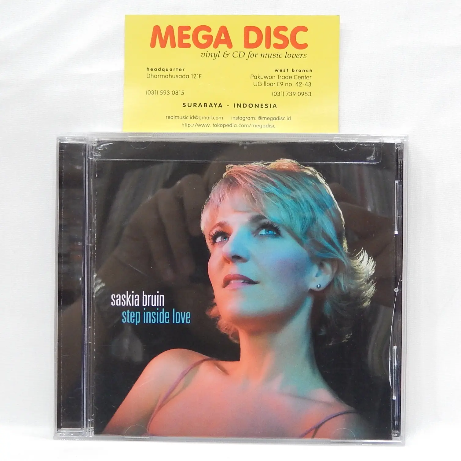 CD Saskia Bruin - Step Inside Love Album Audio Music