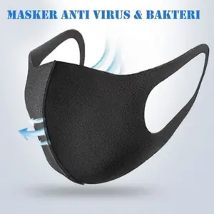 Masker Muka bahan kain Scuba bisa dicuci dan anti Debu dan Bakteri