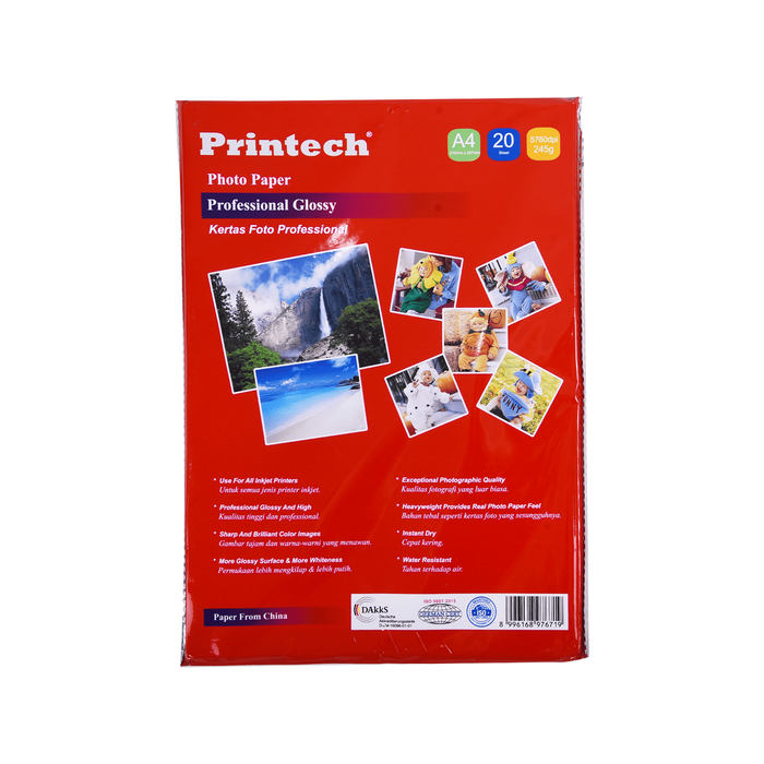Gambar Kertas Foto / Photo Paper Printech Professional Photo Paper A4 245g dari printech Kota Administrasi Jakarta Utara Tokopedia