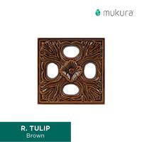 Gambar Roster Keramik Lubang Angin Keramik Bunga Tulip 20 x 20 cm - White dari Roster Granit Mukura Kota Administrasi Jakarta Utara 4 Tokopedia