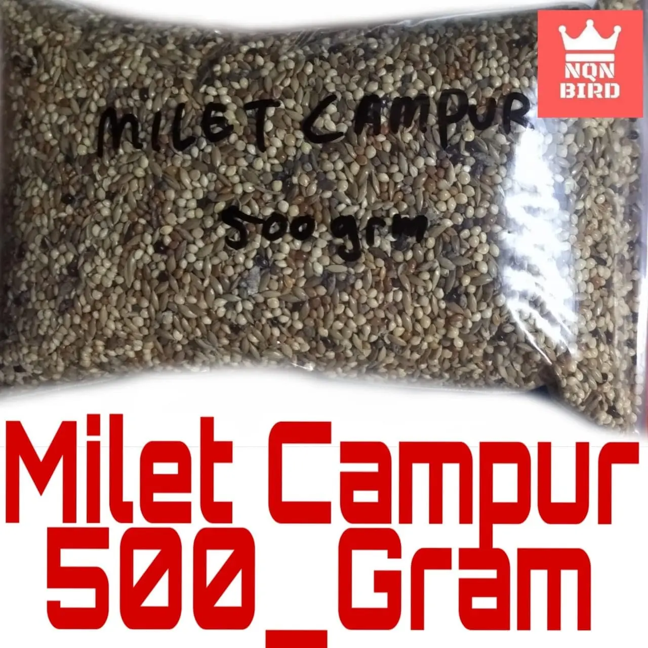 Milet Campur pakan lovebird 500grm