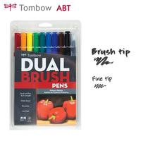 Gambar Tombow Dual Brush Pens Abt Set 10 Warna Coloring Marker Spidol Pen Tip - Primary dari CENTRO TRADING Kota Bandung 3 Tokopedia