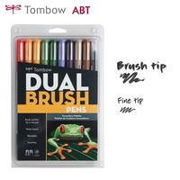 Gambar Tombow Dual Brush Pens Abt Set 10 Warna Coloring Marker Spidol Pen Tip - Primary dari CENTRO TRADING Kota Bandung 5 Tokopedia