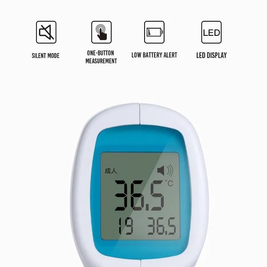 THERMOMETER INFRA RED NON CANTACT TERMOMETER DIGITAL TUBUH NO KONTAK