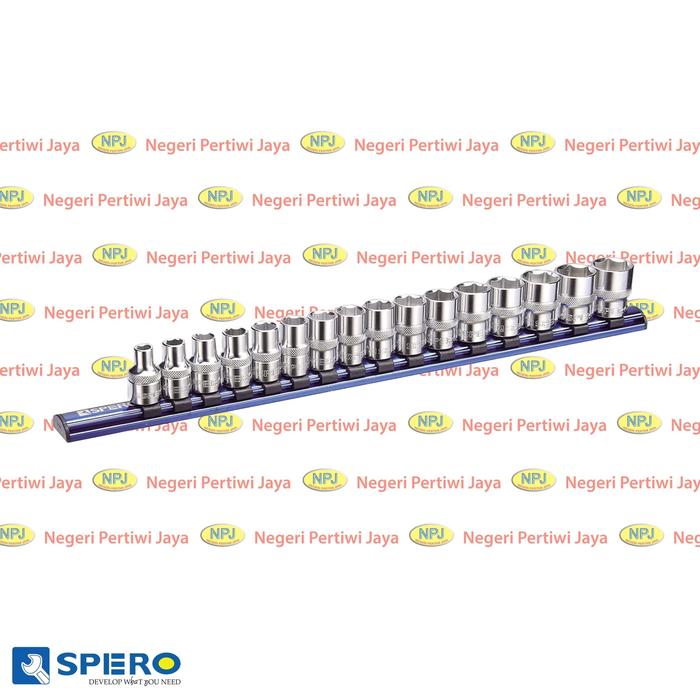 Gambar Spero 1/2 inch Socket 6PT Set 16 Pcs - Kunci Shock dari negeripertiwijaya Kota Administrasi Jakarta Barat Tokopedia
