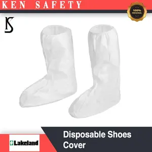Cover / Sarung Sepatu Disposable Lakeland Tinggi AMN 905 White Vynil