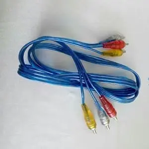 KABEL AUDIO 3 ke 3 / KABEL RCA TRANSPARAN 3 ke 3