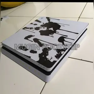 Garskin Skin PS4 Slim Fat Pro Death Stranding Version Body Only Custom Full Body Depan Samping Praktis Dipasang Dan Dilepas