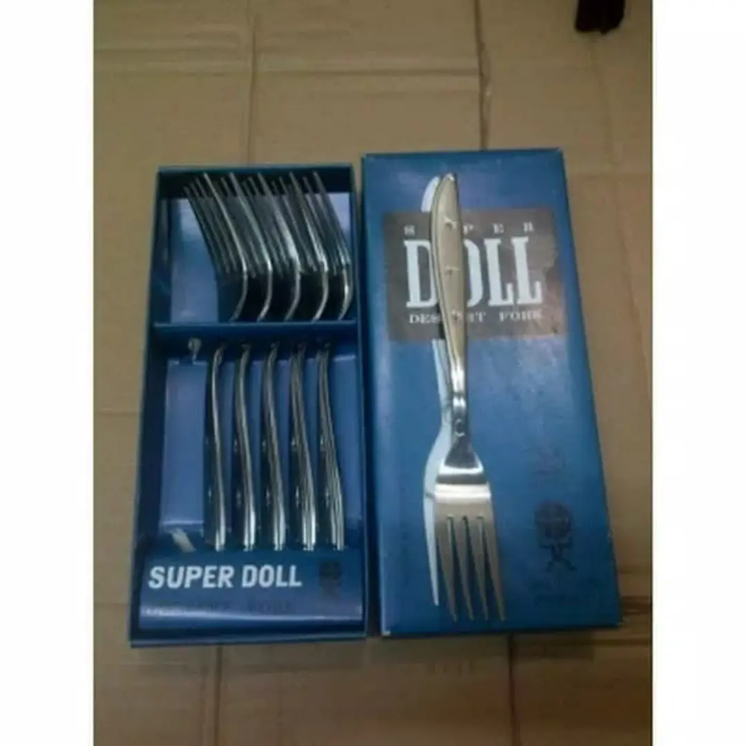 Garpu Makan Stainless Super Doll - 1 dus isi 6 pcs
