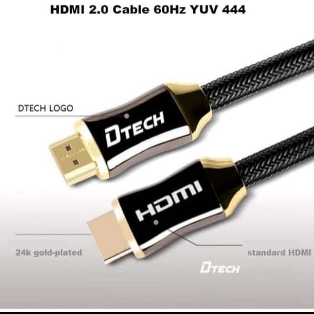 Kabel HDMI Male to Male Versi 2.0 5 M Resolusi 4K*2K Support HDR