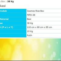 Gambar Tempat Wadah Beras / Rice Box Fifo 38 kg Cosmos dari Grosir Anx 1 Kab. Banyumas 3 Tokopedia