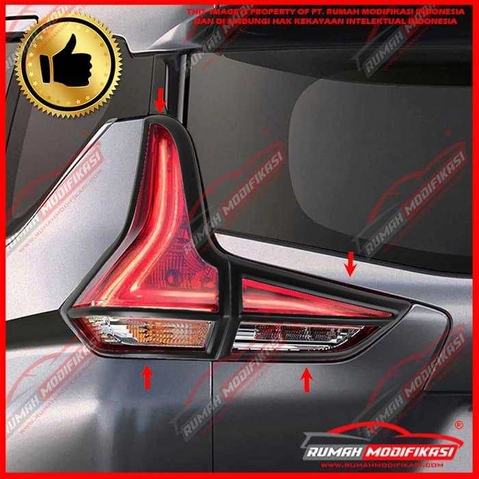 Gambar GARNISH STOP LAMP - GARNISH LAMPU STOP - MITSUBISHI XPANDER 2018 BLACK dari Rumah-Modifikasi Kota Tangerang Tokopedia