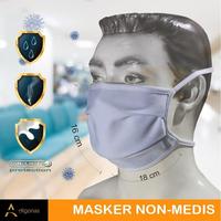 Gambar Masker Mulut/Hidung Anti Air dan Bakteri Non Medis Lipat 2 (Algonas) - Lipat - 4 Pcs dari algonas Kab. Bandung 2 Tokopedia