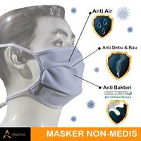 Gambar Masker Mulut/Hidung Anti Air dan Bakteri Non Medis Lipat 2 (Algonas) - Lipat - 4 Pcs dari algonas Kab. Bandung 1 Tokopedia