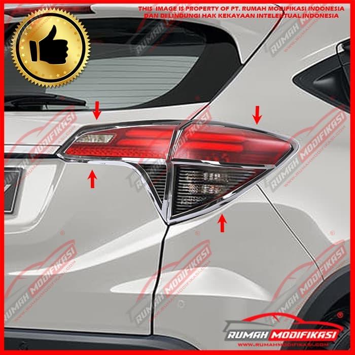 Gambar GARNISH STOP LAMP - GARNISH LAMPU STOP - HONDA HRV 2015-ON - CHROME dari Rumah-Modifikasi Kota Tangerang Tokopedia