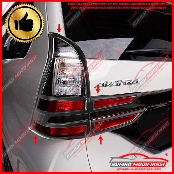 Gambar GARNISH STOP LAMP - GARNISH LAMPU STOP - TOYOTA AVANZA 2019-ON - BLACK dari Rumah-Modifikasi Kota Tangerang Tokopedia