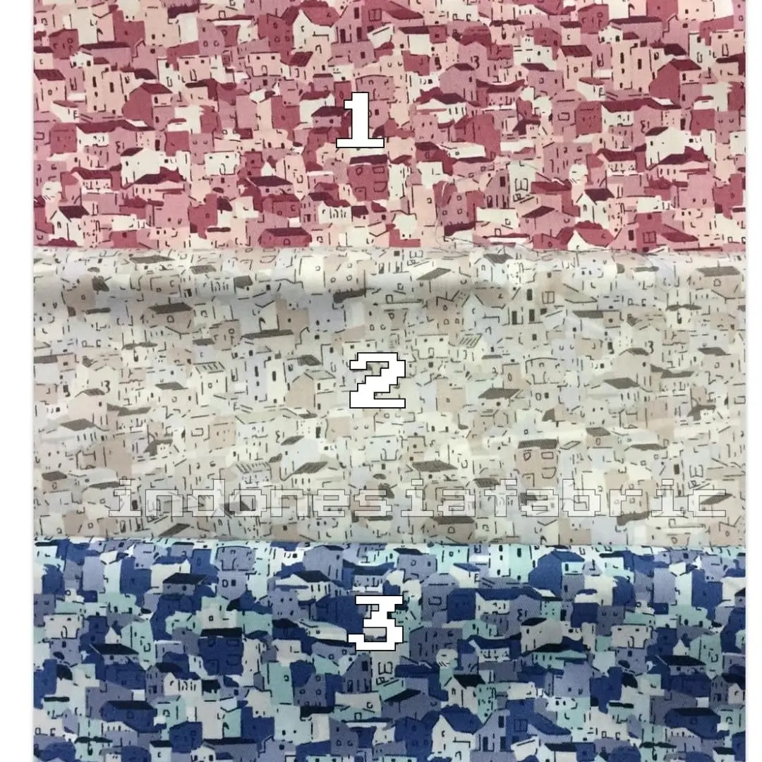 Kain Bahan Katun Jepang Tokai Gamis Masker Tunik Piyama motif KJ240