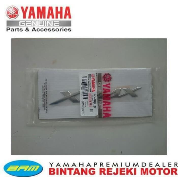 Gambar EMBLEM YAMAHA NEW XMAX SILVER dari Yamaha Bintang Rejeki Motor Kab. Bandung Tokopedia