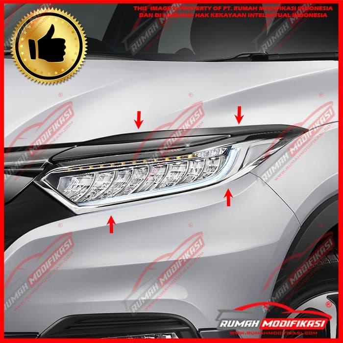 Gambar GARNISH HEAD LAMP - GARNISH LAMPU DEPAN - HONDA HRV 2019-ON - CHROME dari Rumah-Modifikasi Kota Tangerang Tokopedia
