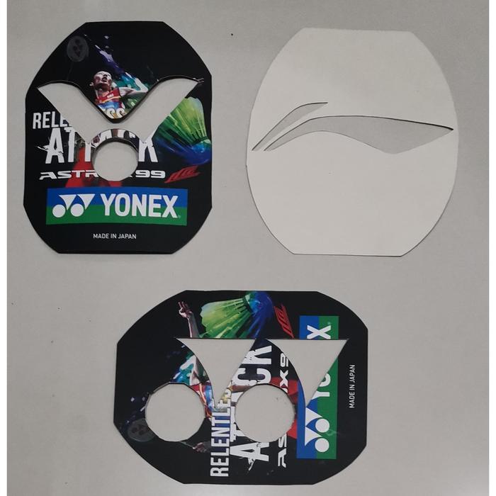 Jual Mal Cetakan / Stencil Card Logo Template Yonex / Lining / Victor ...