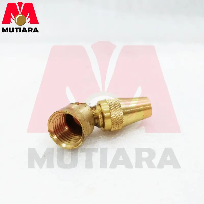 Nozzle Tembak Kuningan bengkok spuyer Apollo MTR model Tanika Tasco 1