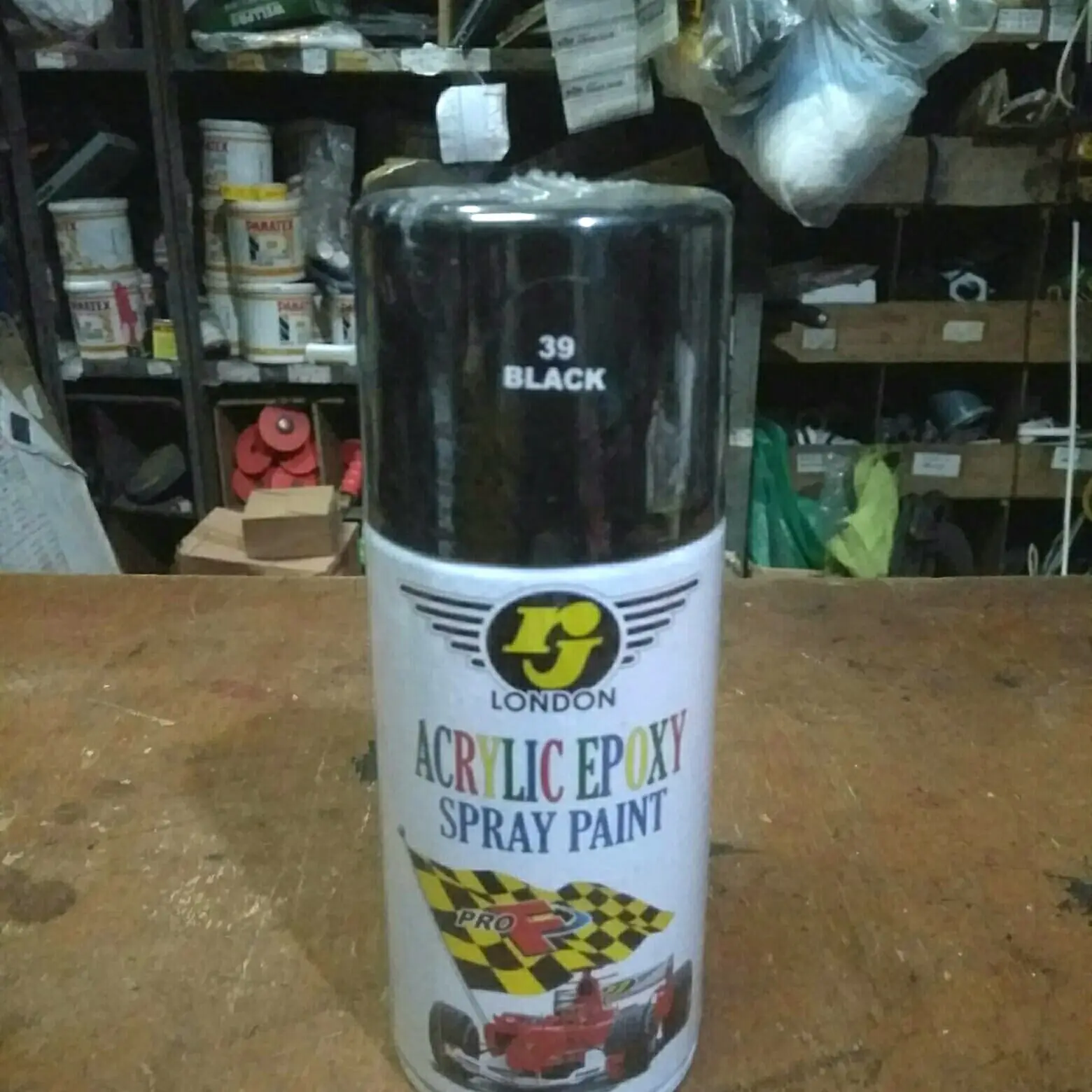 PILOX BLACK RJ LONDON ACRYLIC EPOXY 300CC CAT SEMPROT RJ LONDON