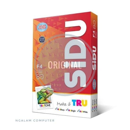 Gambar Kertas HVS Sinar Dunia SIDU F4 80gram dari Ngalam Computer Kota Malang Tokopedia
