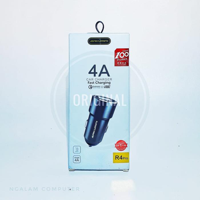 Gambar Car Charger SAKUMINI R4 Pro - 4A Fast Charging dari Ngalam Computer Kota Malang Tokopedia