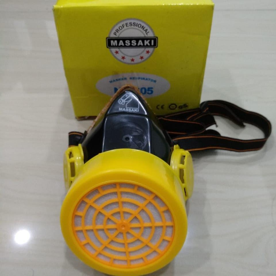 masker obat single masker respirator 305 chemical mask masker tabung
