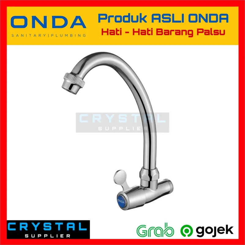 KRAN ANGSA ONDA V 637 T 1/2" inch / Keran Cuci Piring Dapur V637T 1