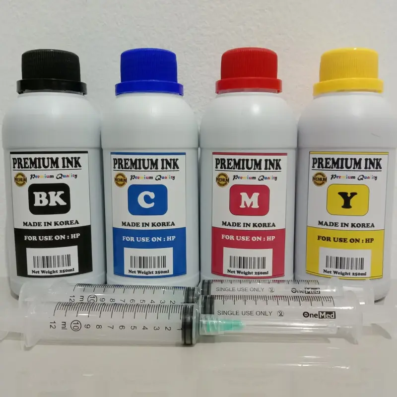Tinta isi ulang / Refill Printer Hp 250ml Premium ink - Made in Korea 0