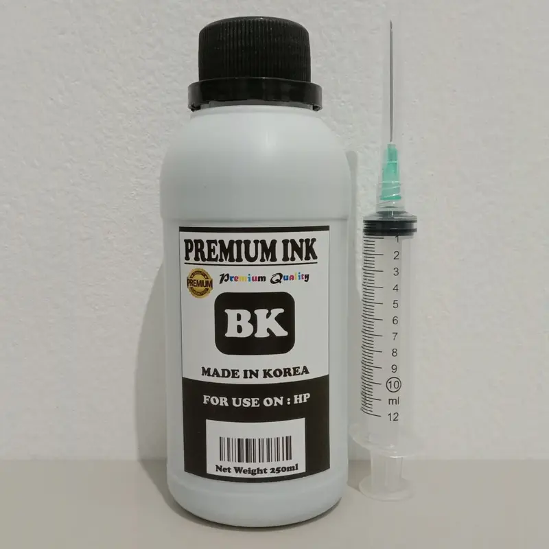 Tinta isi ulang / Refill Printer Hp 250ml Premium ink - Made in Korea 1