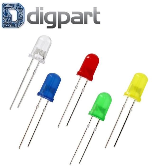 Jual LED 5mm Diode Cahaya Kuning Merah Hijau Biru - Merah - Kota Malang ...