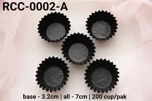 RCC-0002-A Kertas cupcake kertas nastar dragon pack kecil hitam