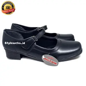 SEPATU PANTOPEL WANITA HITAM / SEPATU PASKIBRA/ SEPATU KERJA PANTOFEL