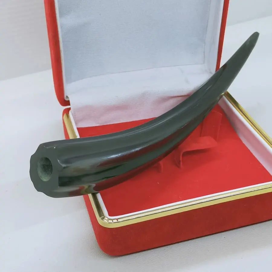 kerajinan tangan TANDUK KEEBAU MOTIF BELIMBING HJ 239
