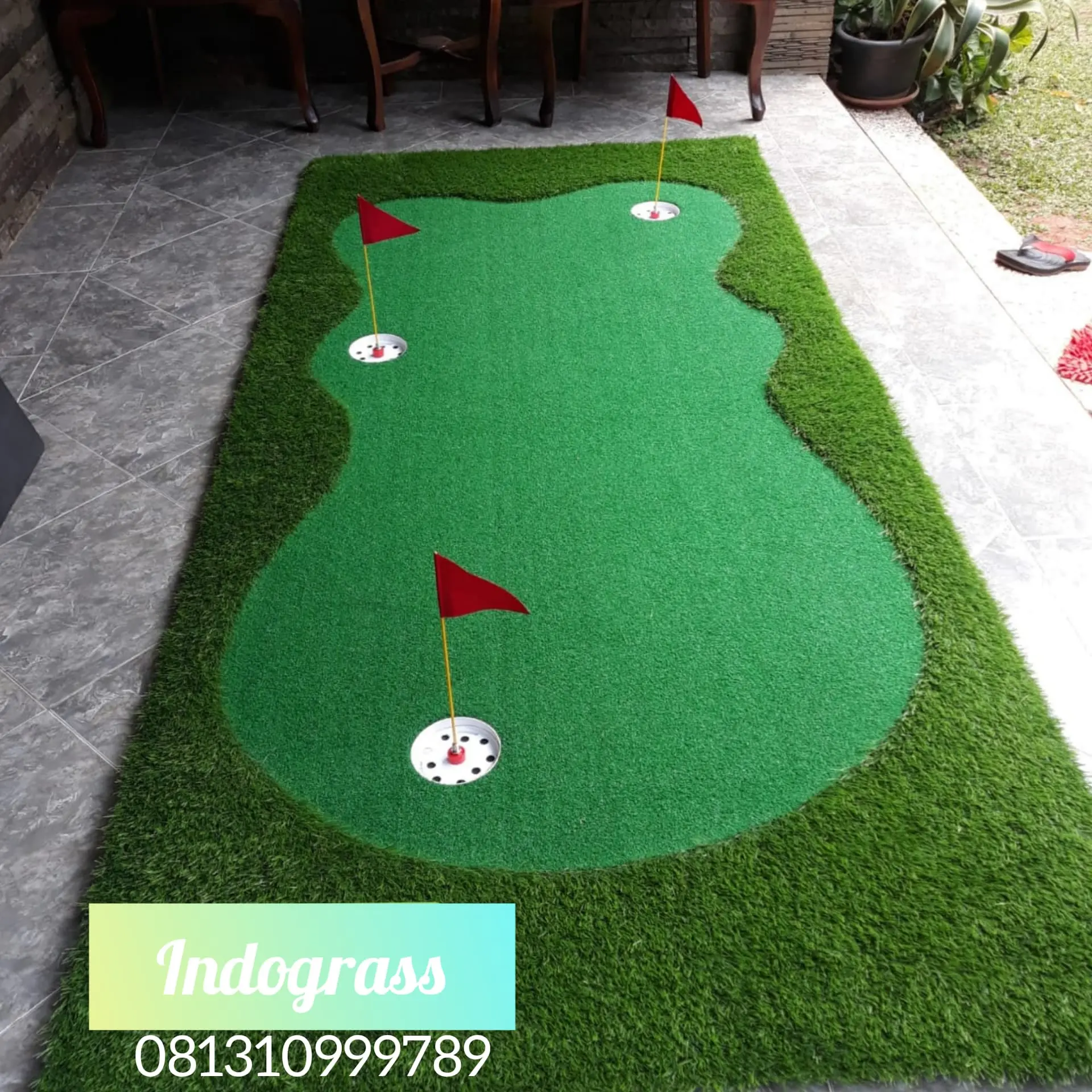 Putting green matt portable 2,5m x 1.2m