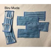 Gambar MASKER KAIN KATUN GROSIR (PEMBELIAN MINIMAL 1000PCS) - Cokelat dari MKY Clothing Kota Bandung 2 Tokopedia