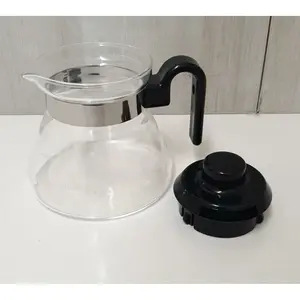 V60 glass Server Hitam 350ml tea server kopi coffee server teko kopi
