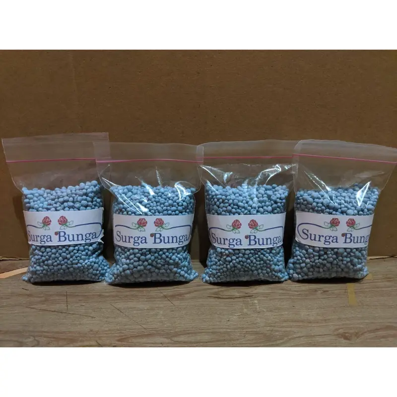 Pupuk mawar Npk mutiara biru 16-16-16 100 gram Bunga Tanaman 2