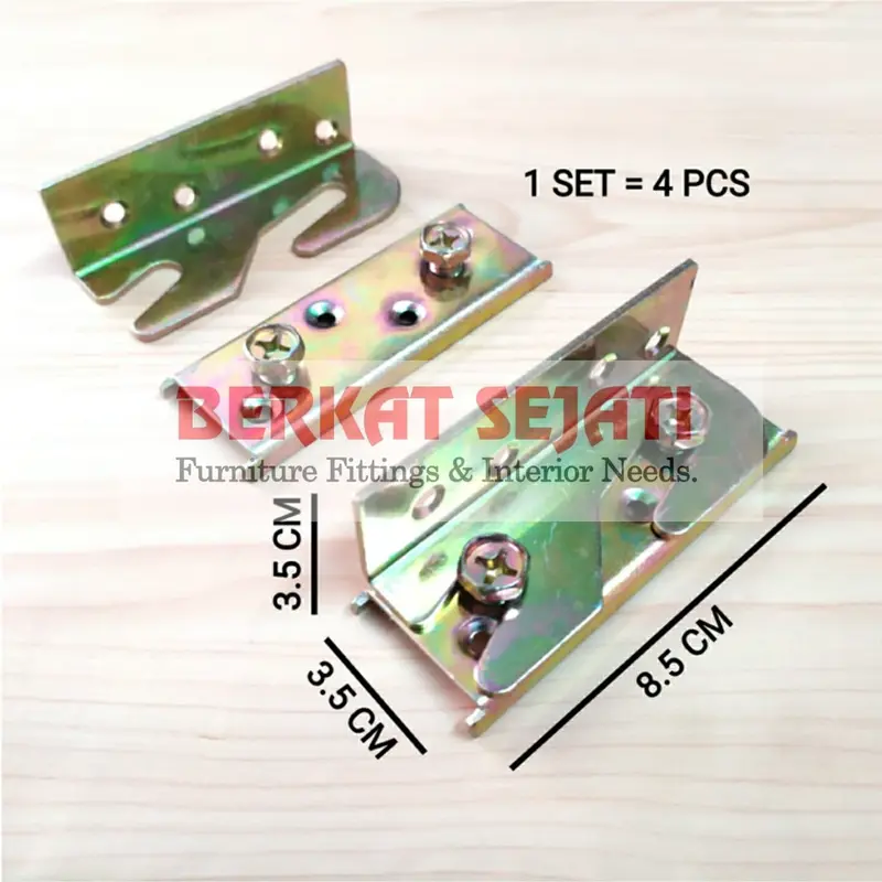 Hak Dipan Bayi 26 Engsel Ranjang Baby Box Siku Tempat Tidur Bed Hinges 0