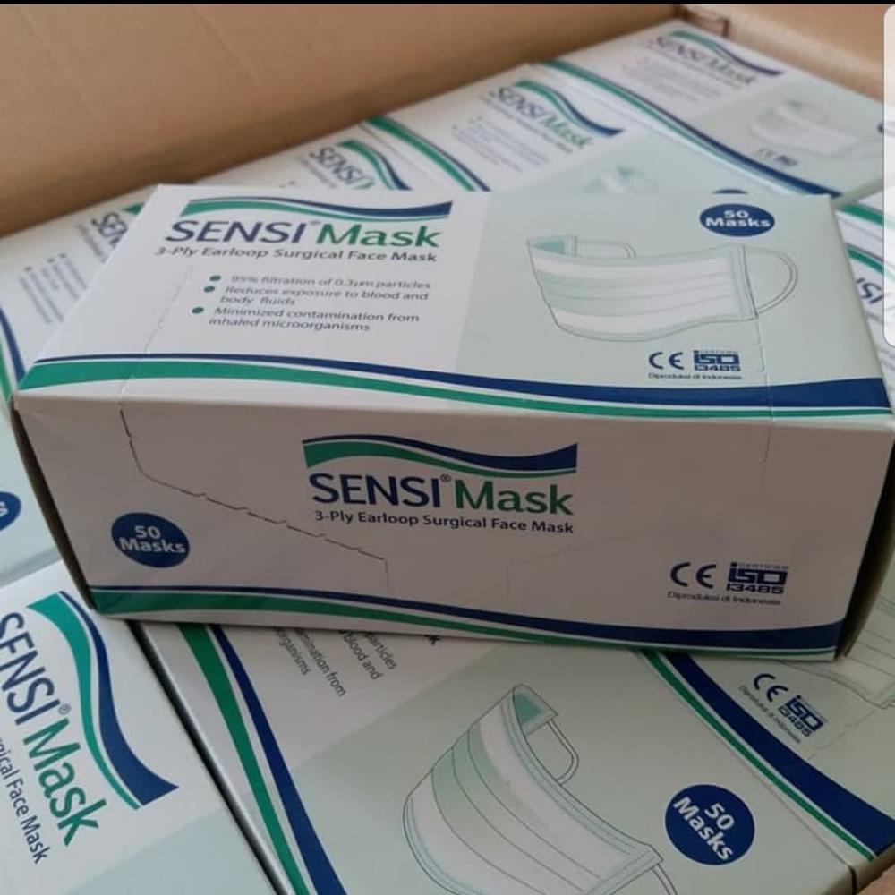 sensi mask earloop/1box isi 50pcs