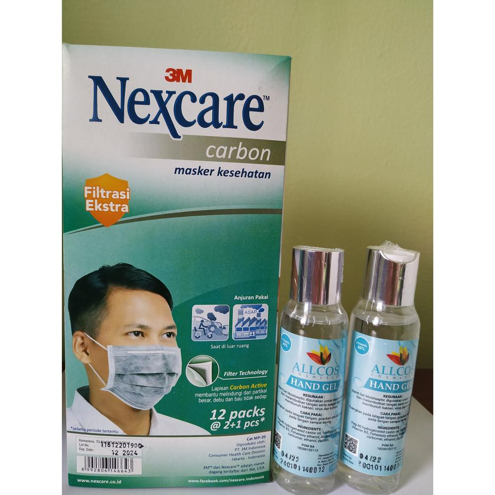 3M Nexcare Carbon Masker + Hand Gel (ALLCOS)