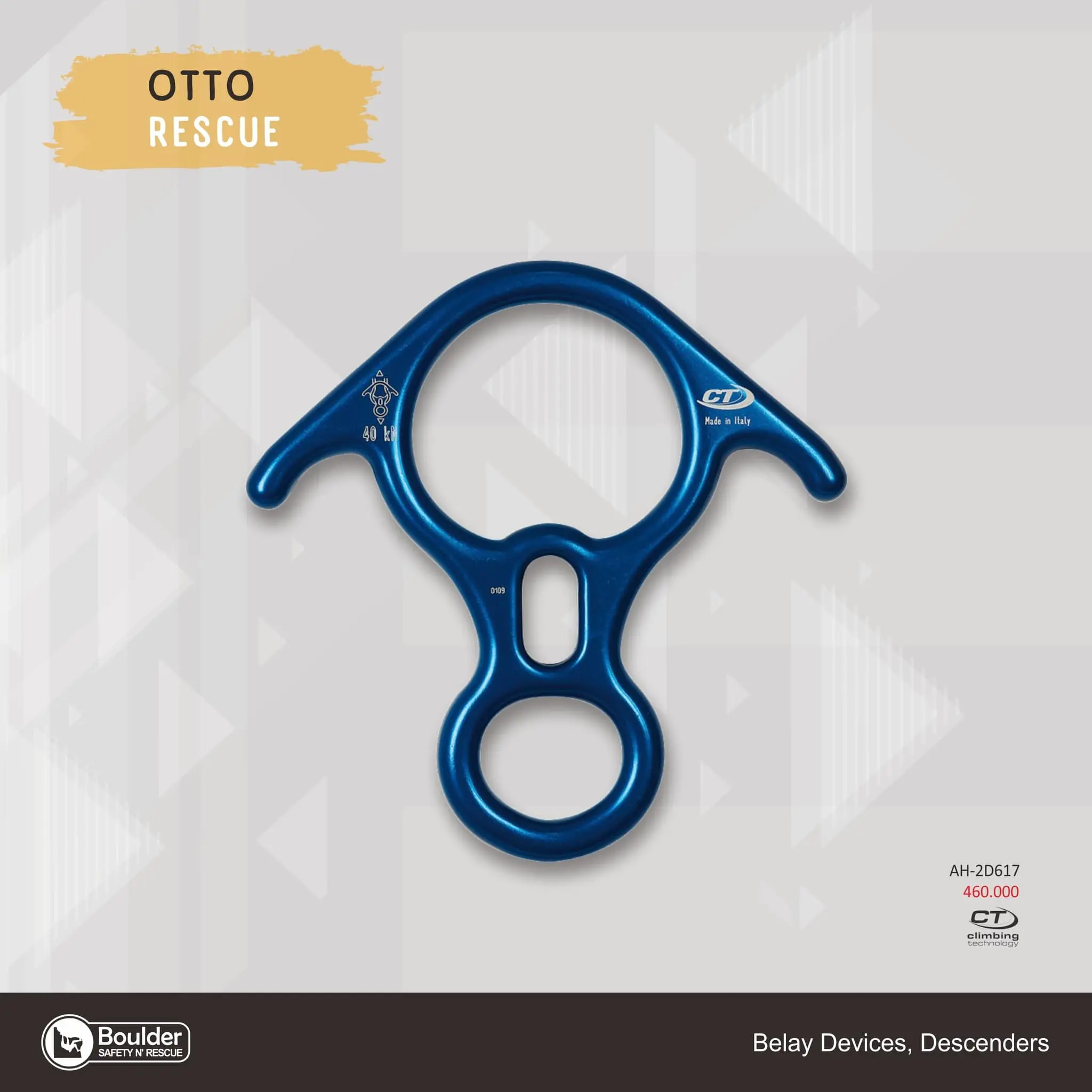 CLIMBING TECHNOLOGY OTTO RESCUE FIGURE DESCENDER