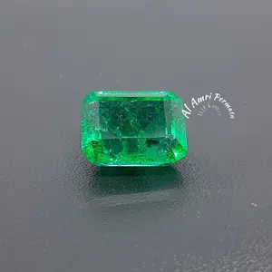 Batu Permata Zamrud Rusia Octagon Top luster MURAH !!!