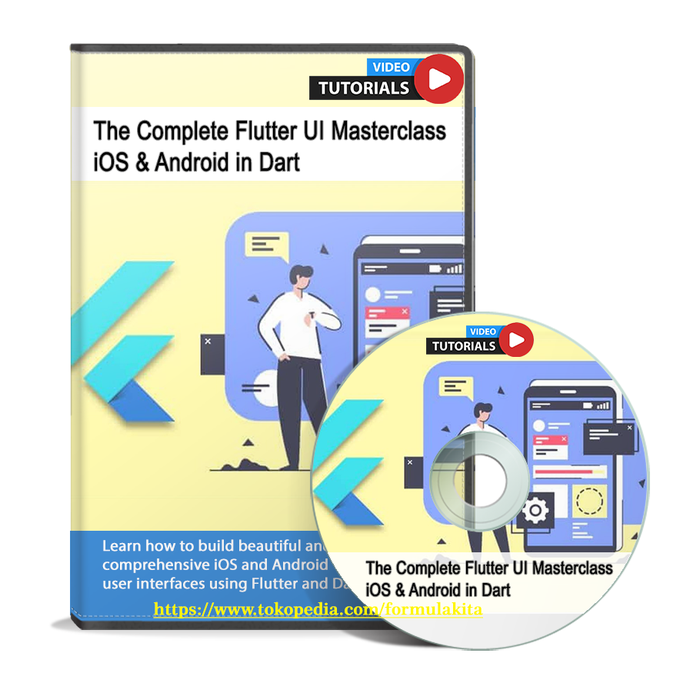 Jual VIDEO TUTORIAL FLUTTER UI MASTERCLASS IOS & ANDROID IN DART - LINK ...