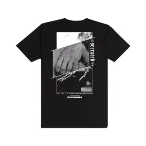 MORWICK - Kaos Short Sleeve Lengan Pendek Pria - Secrated - Hitam