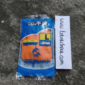 Sarung Tangan Karet Freder Oren Sarung Tangan Industri Berkebun